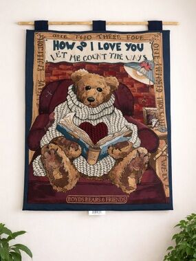 Boyd's Bears Wall Hanging How Do I Love You Let Me Count The Ways